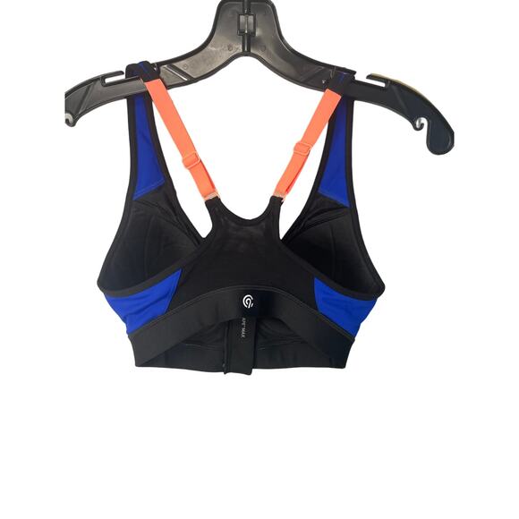 Champion power shape max front zip molded sports bra women's size small - Picture 2 of 4